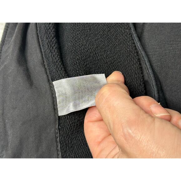 Nili Lotan Kiki Pants Women's Large Crop Wide Leg Black 100% Cotton Made USA - Picture 6 of 7